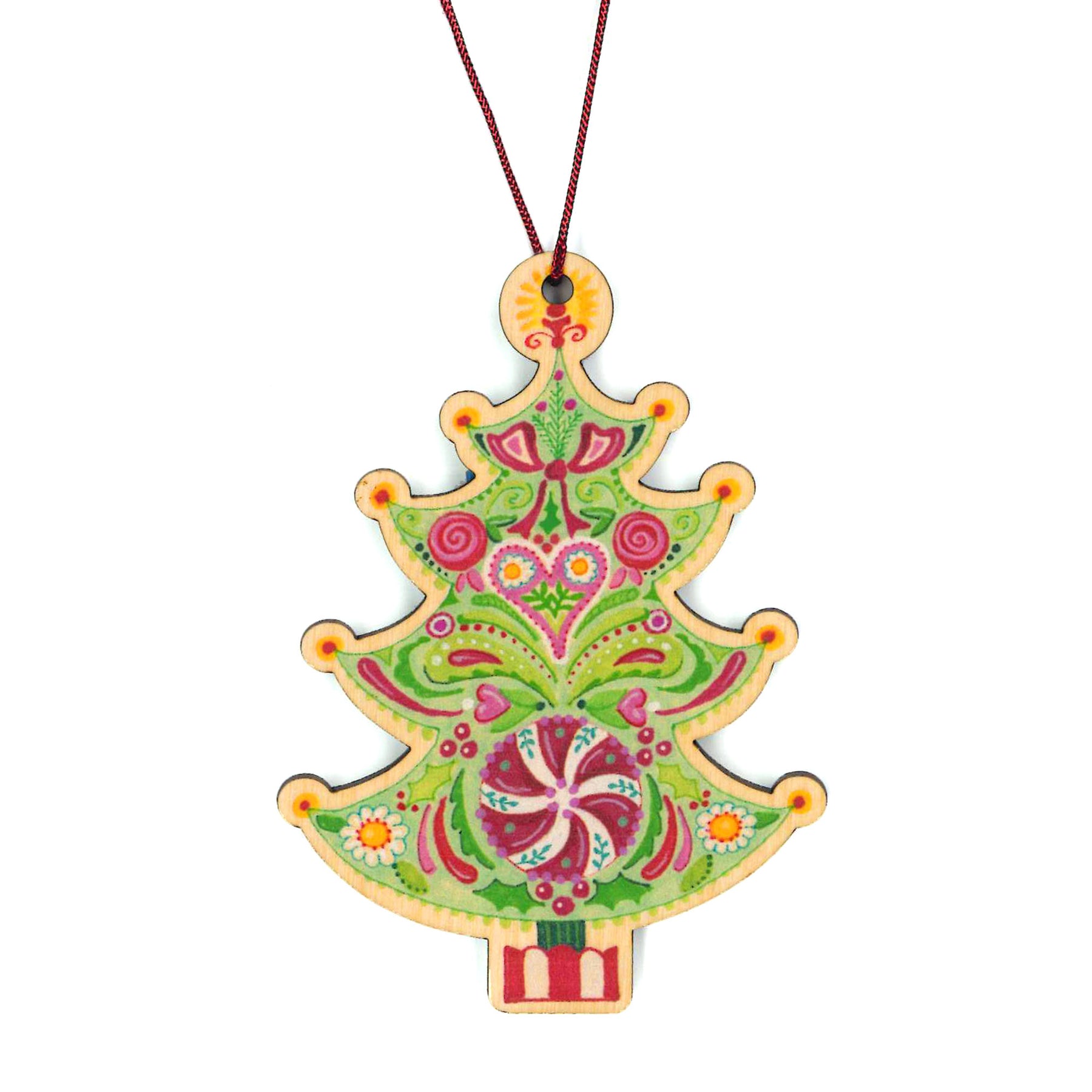 Peppermint Wonderland Tree Ornament