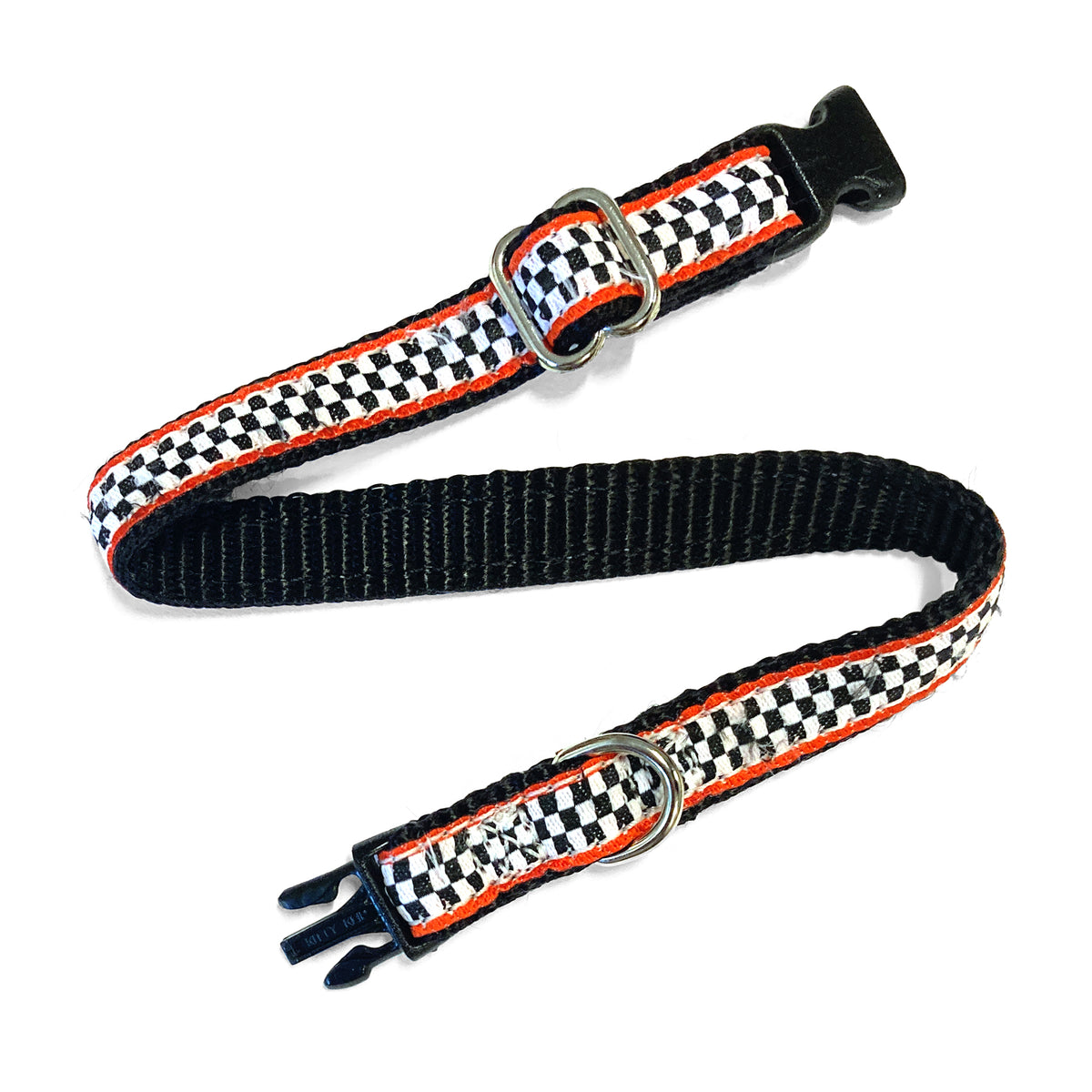 Red Checkered Cat Collar