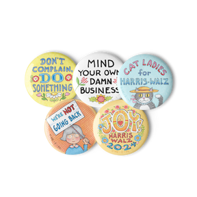 Election Pin Buttons