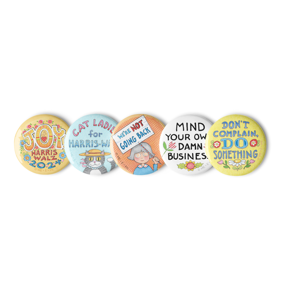 Election Pin Buttons