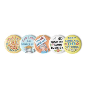 Election Pin Buttons