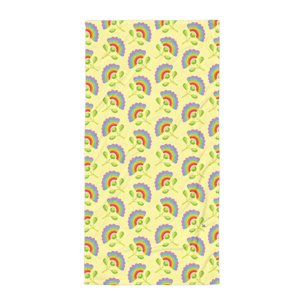 Rainbows in Bloom Towel