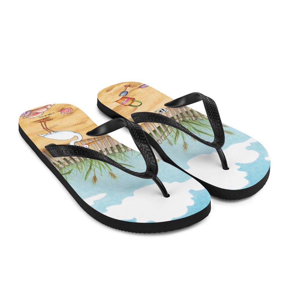 Sounds of the Sea Flip-Flops | Mary Engelbreit Store