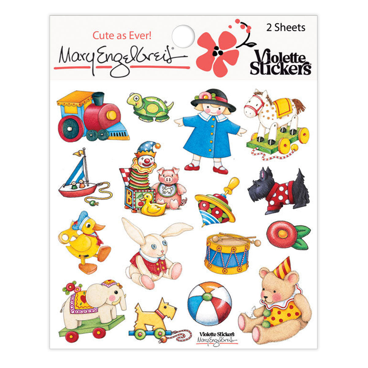 Mary's Toys Sticker Sheet