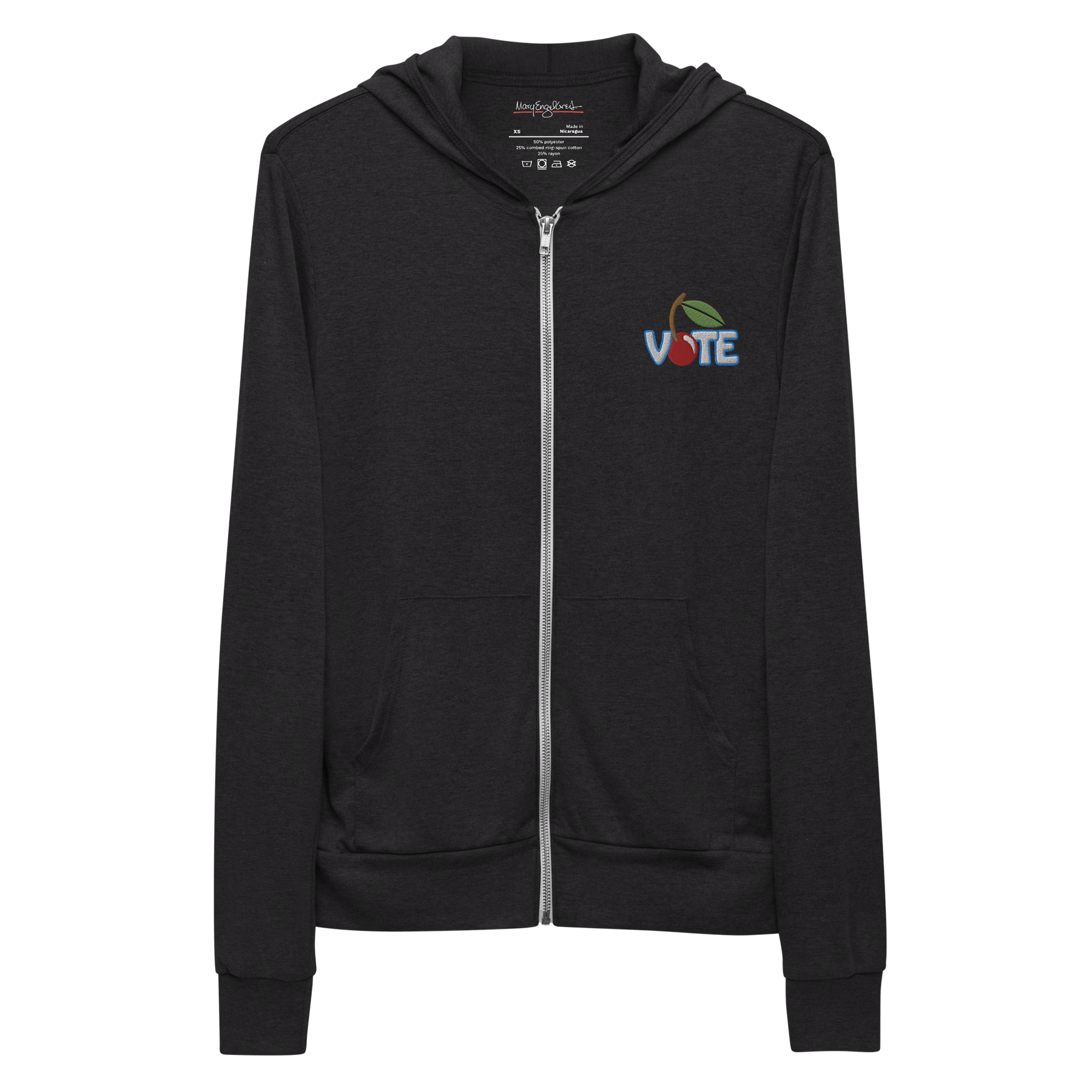 Vote Unisex Zip Hoodie