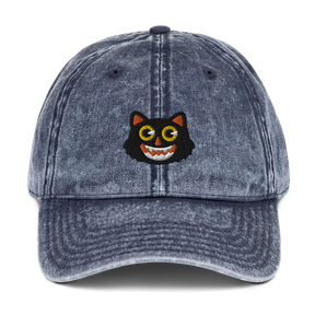 Black Cat Vintage Hat