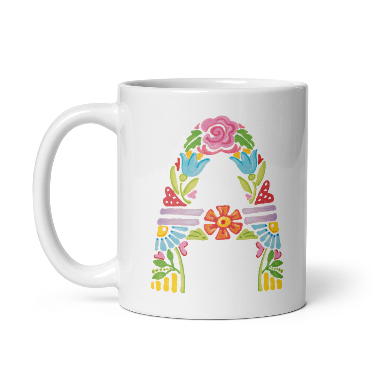 Alphabet Garden Letter A Mug