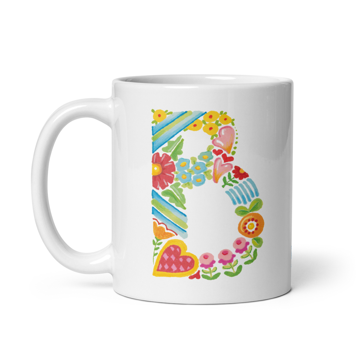 Alphabet Garden Letter B Mug