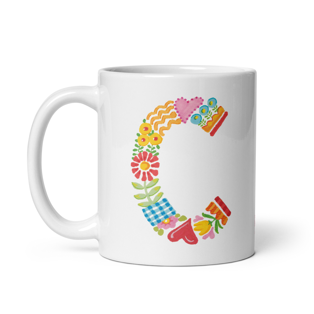 Alphabet Garden Letter C Mug