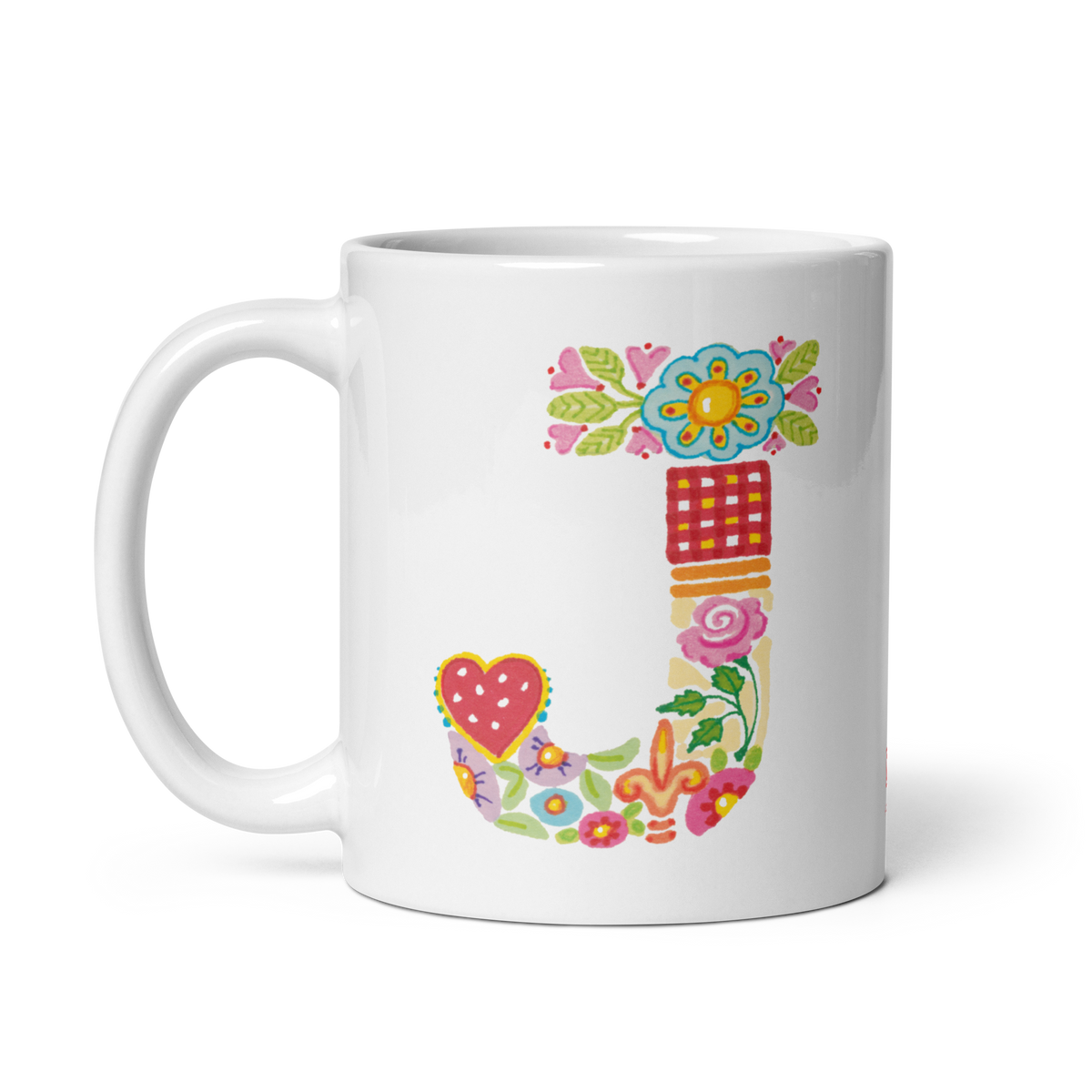 Alphabet Garden Letter J Mug