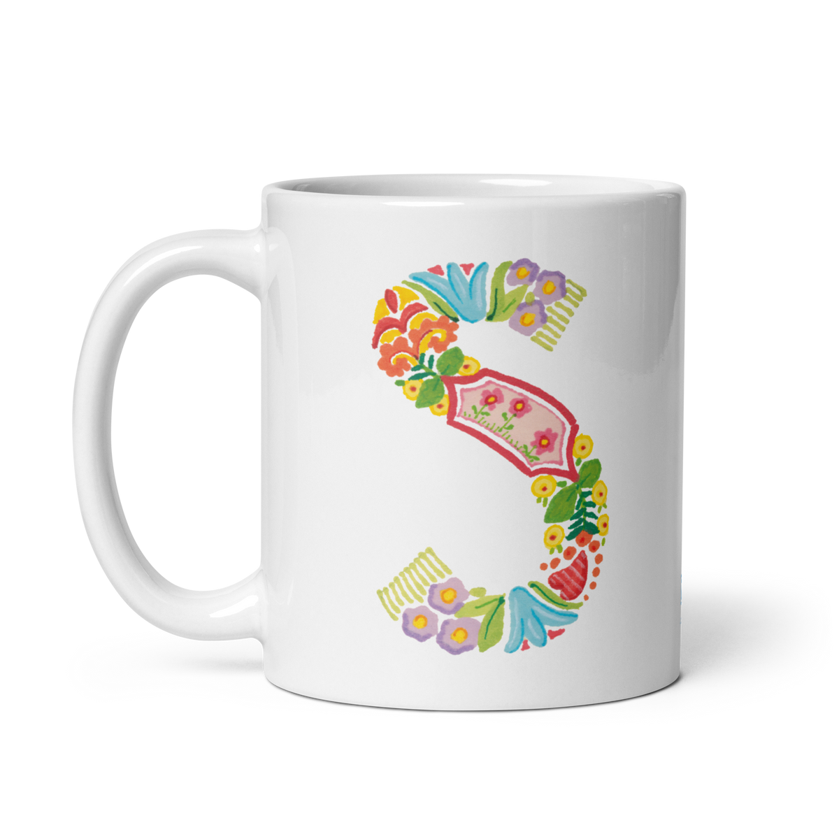 Alphabet Garden Letter S Mug