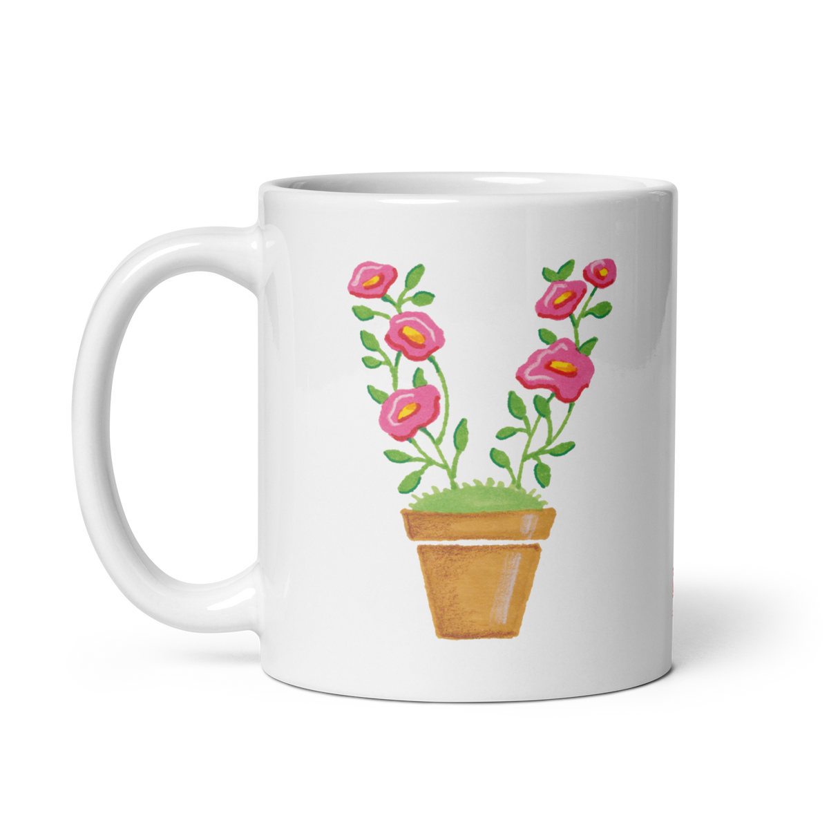 Alphabet Garden Letter V Mug