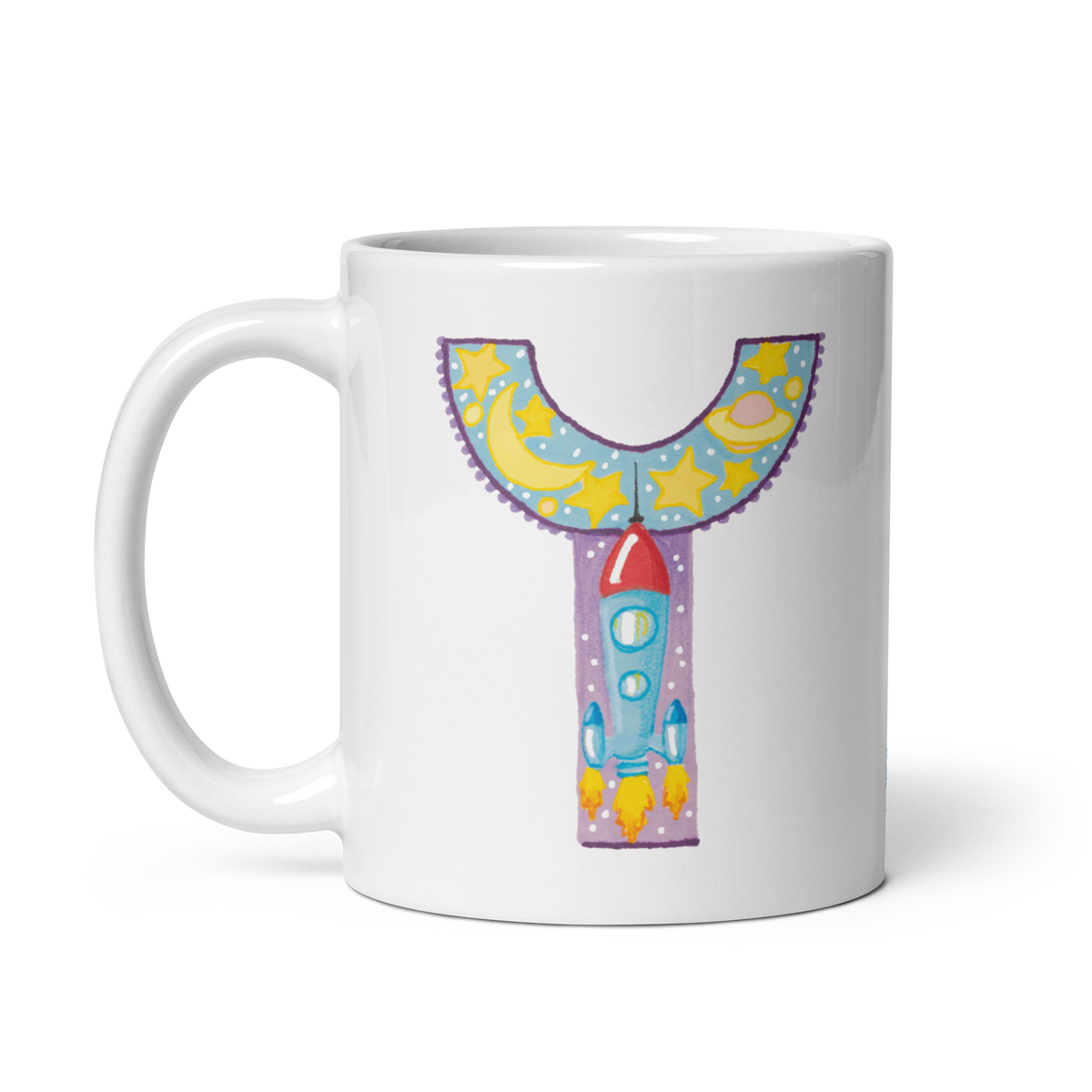 Alphabet Garden Letter Y Mug