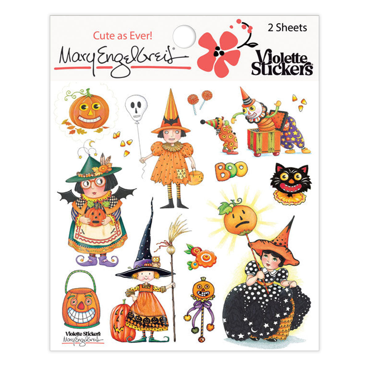 Mary's Witches Sticker Sheet