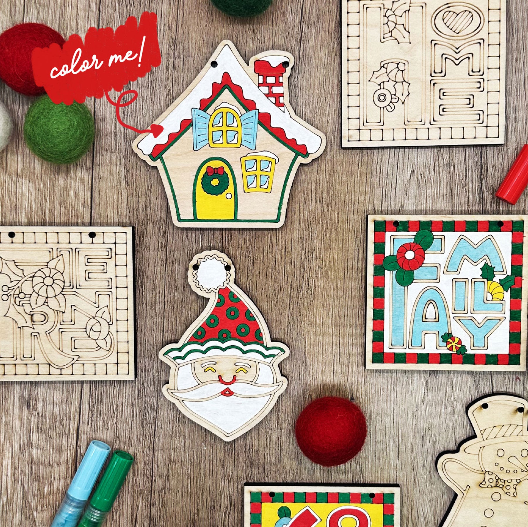 Home For The Holidays Craft Garland Kit