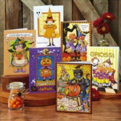 Halloween Greeting Card Bundle, 12 assorted