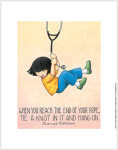 Hang On Fine Art Print