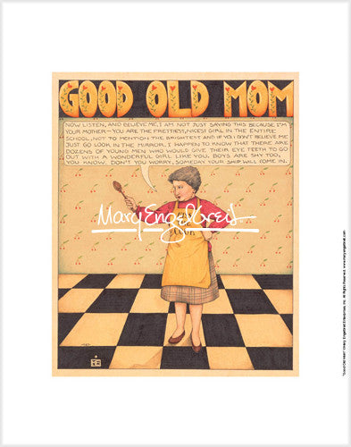 Good Old Mom Fine Art Print