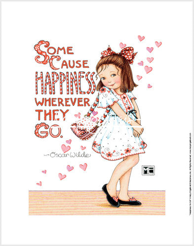 Happiness Go Girl Fine Art Print