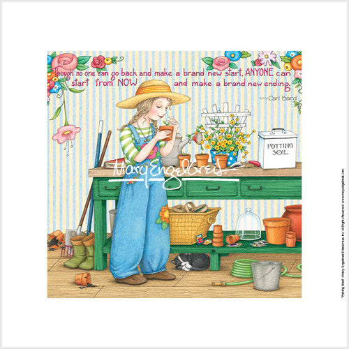 Potting Shed Fine Art Print