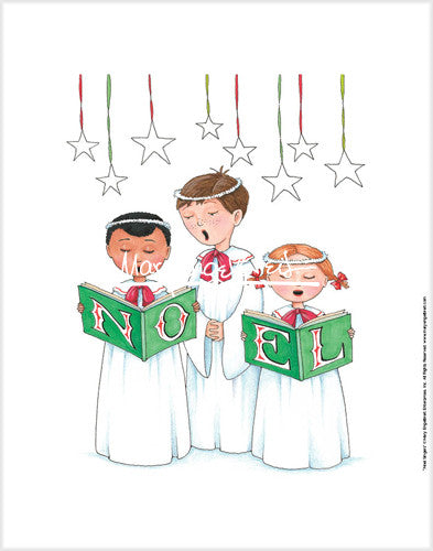 Noel Singers Fine Art Print