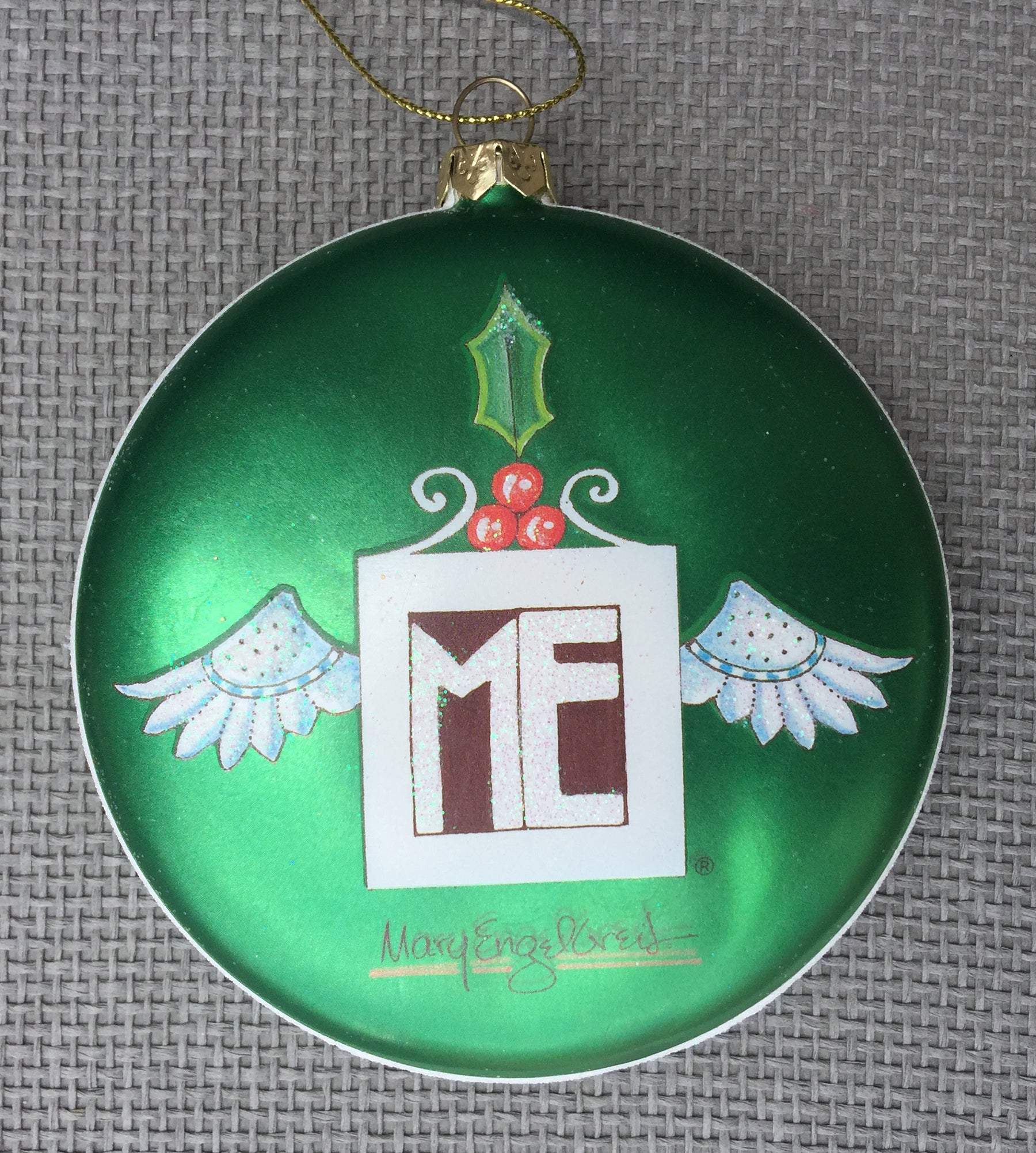 Perfect Christmas Tree Glass Ornament