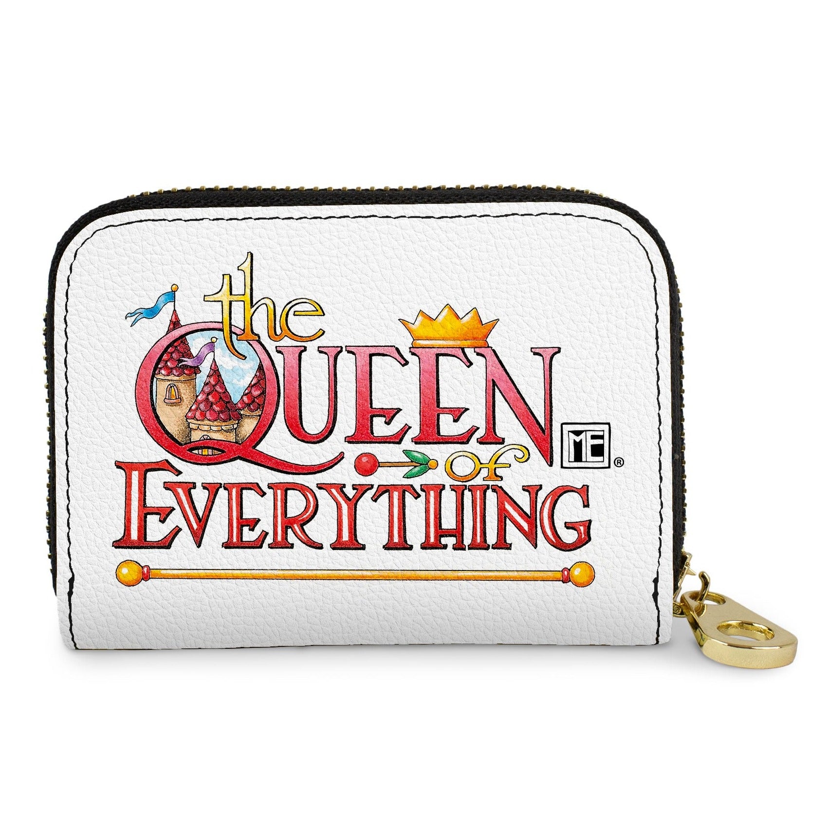 Queen Castle Zipper Wallet