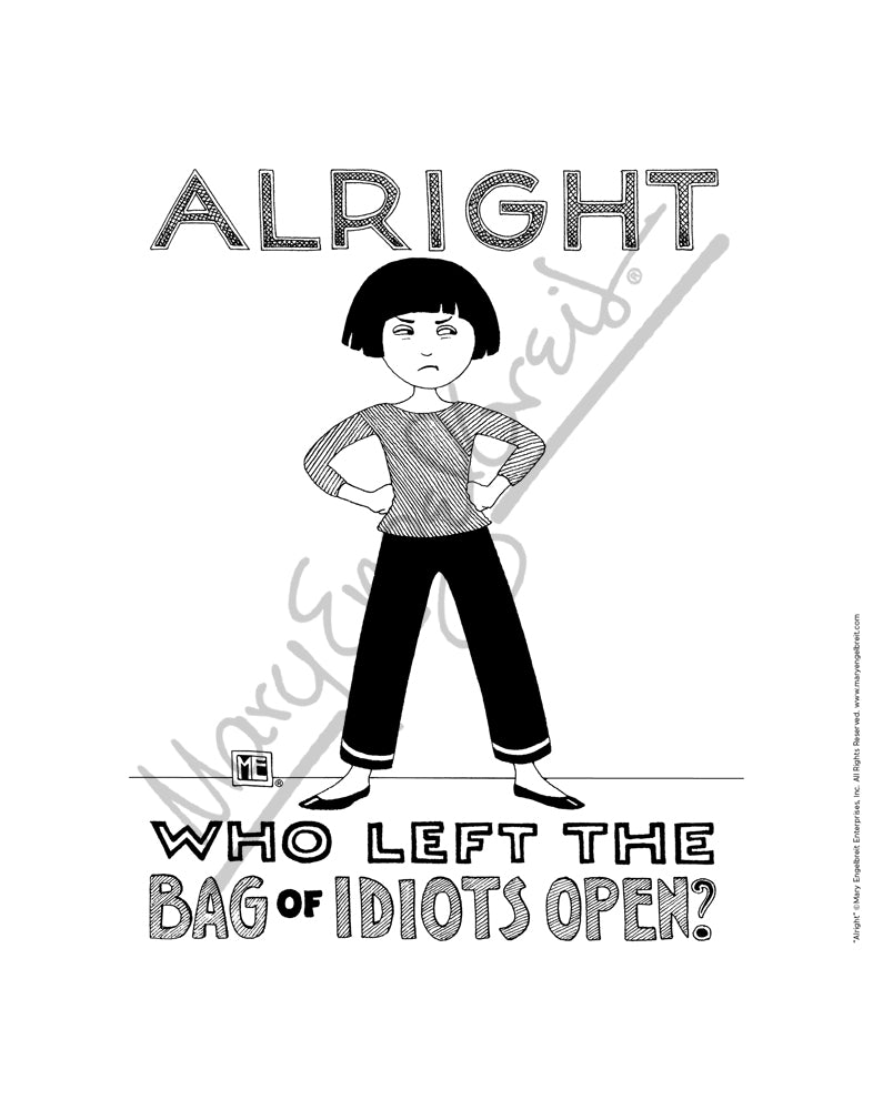 Bag of Idiots Fine Art Print