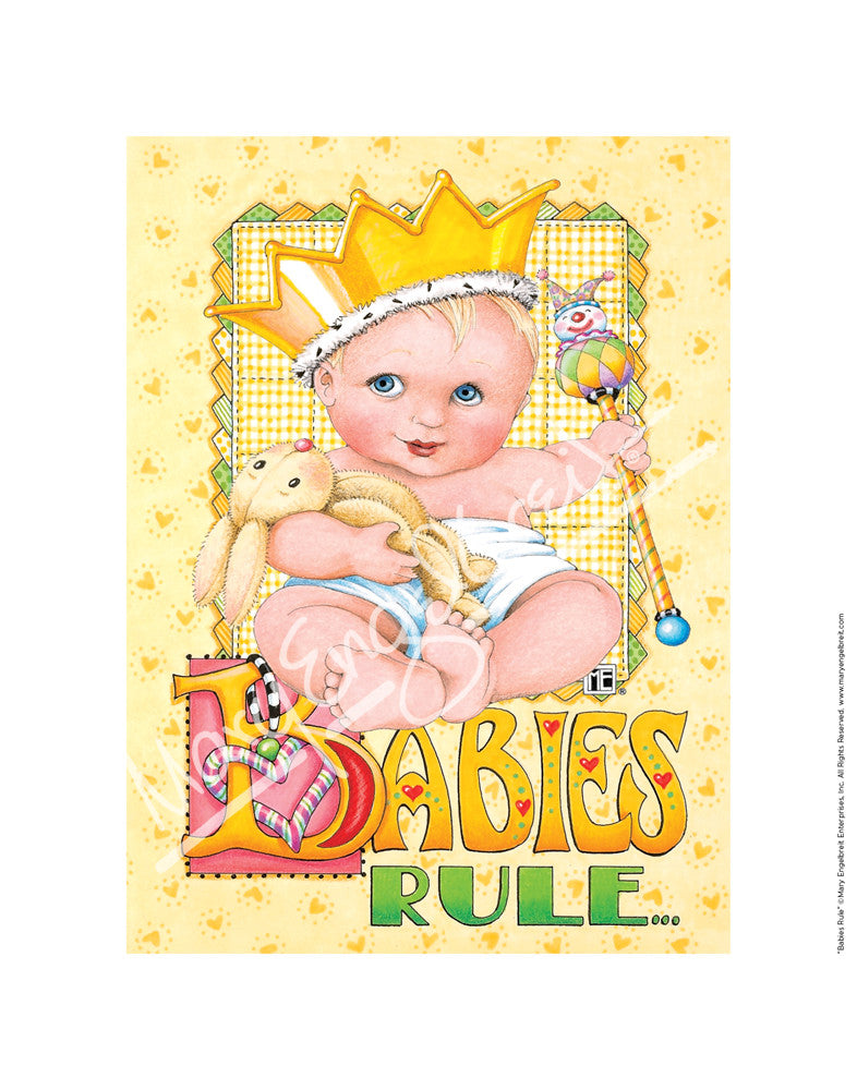 Babies Rule Fine Art Print