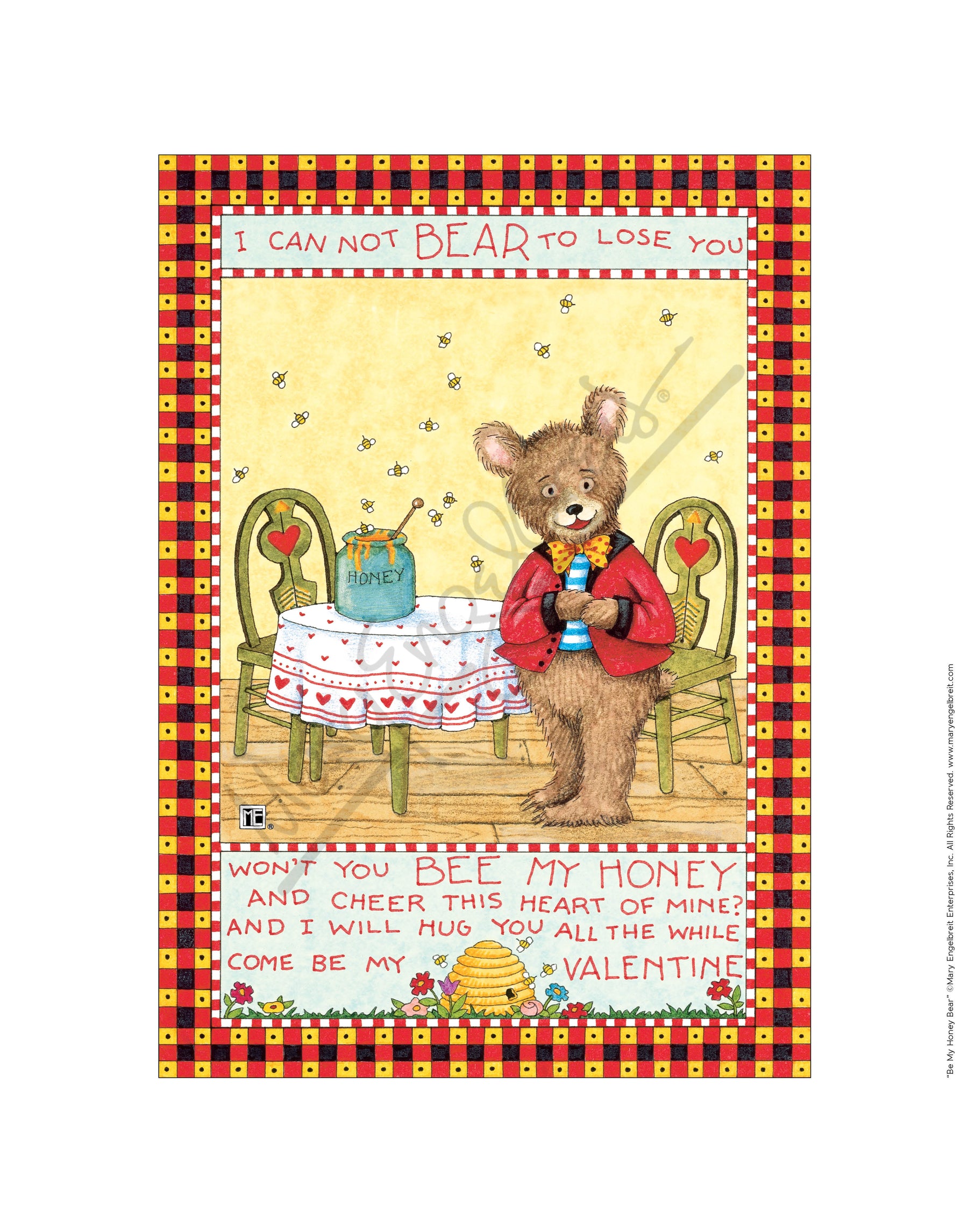 Be My Honey Bear Fine Art Print