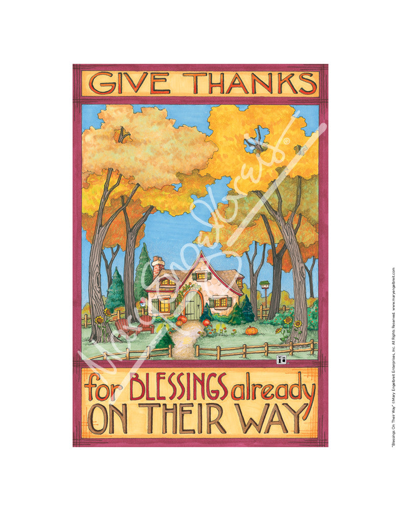 Blessings On Their Way Fine Art Print