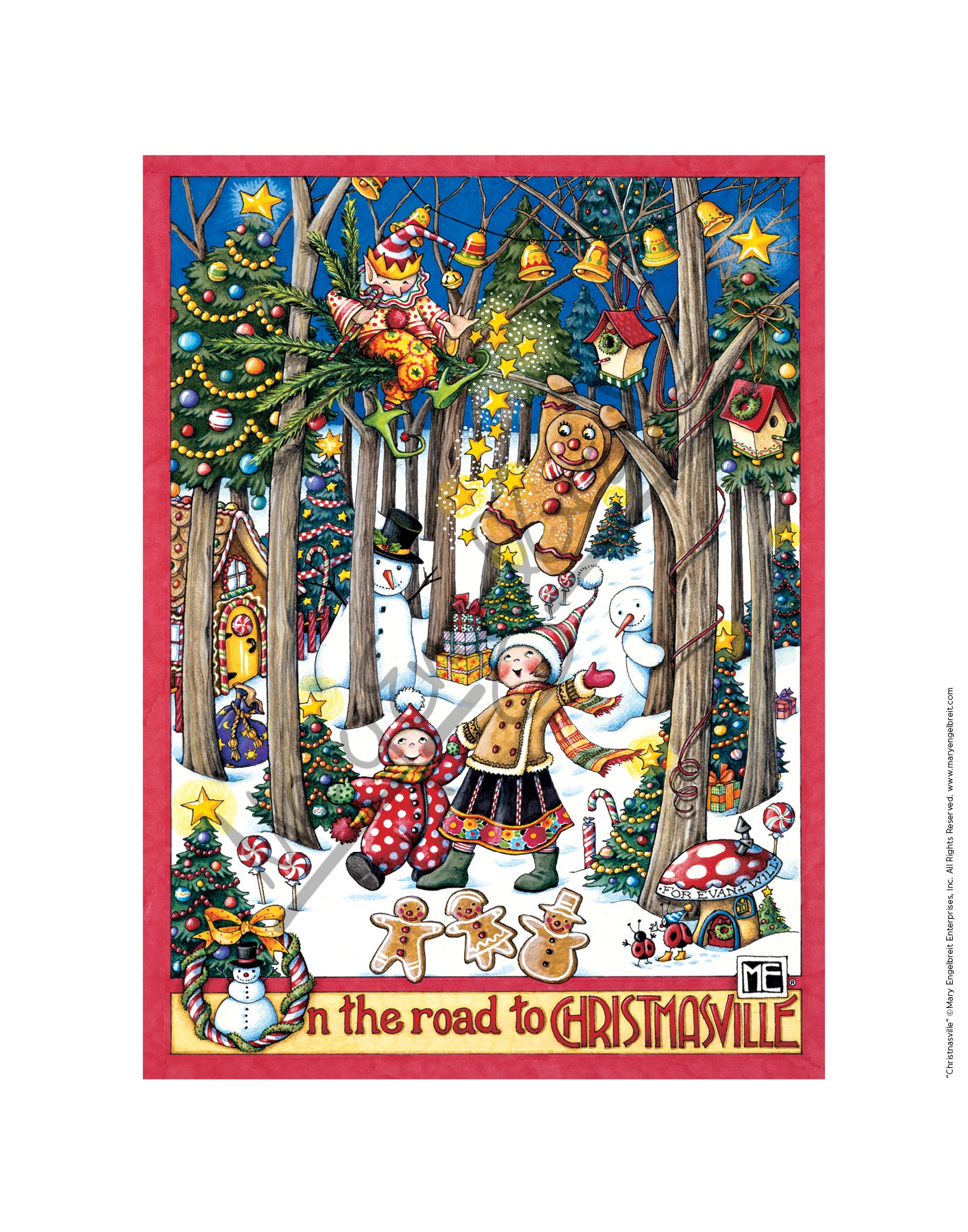 Christmasville Fine Art Print