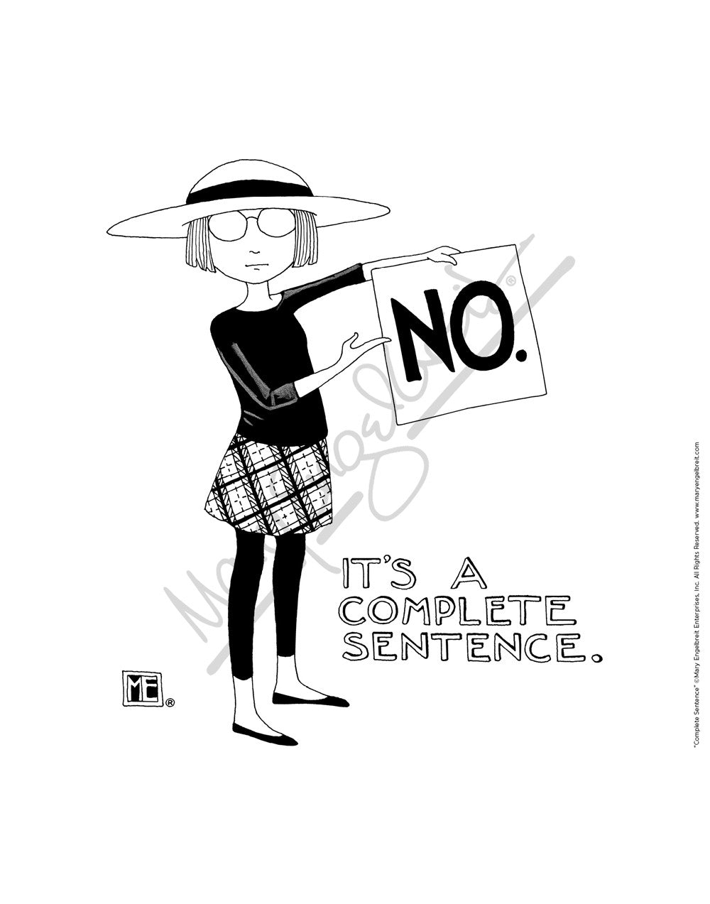 Complete Sentence Fine Art Print Mary Engelbreit Store Complete Sentence Fine Art Print Mary Engelbreit Store