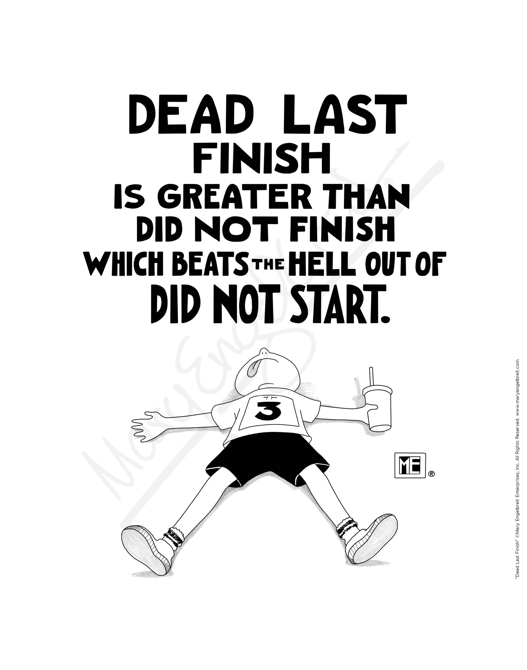 Dead Last Finish Fine Art Print