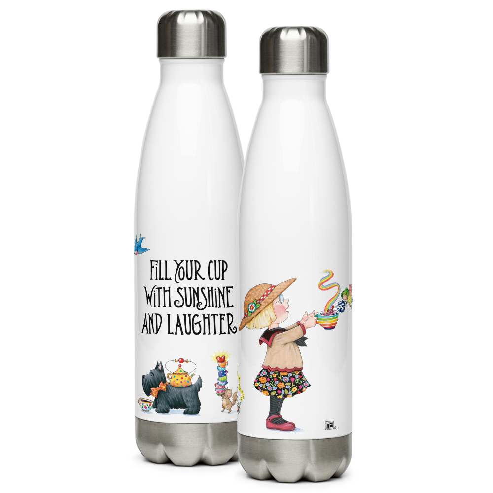 Fill Your Cup Today Stainless Steel Water Bottle