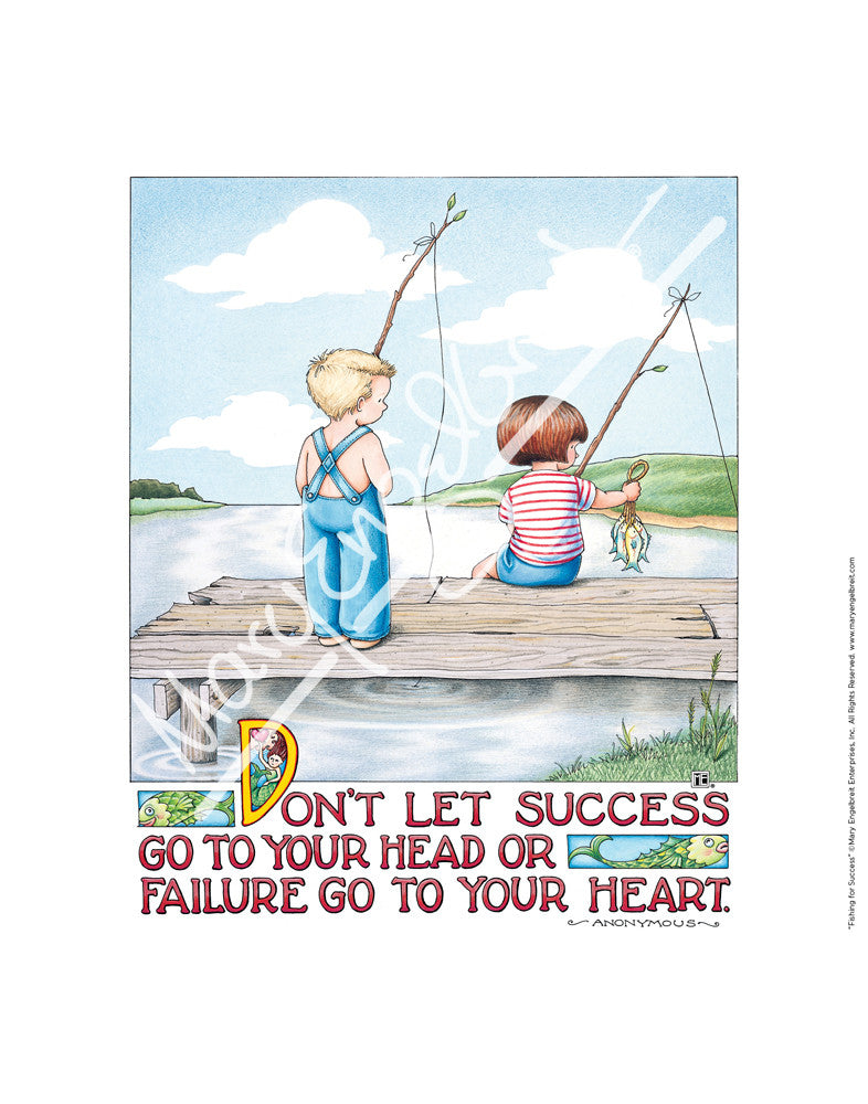 Fishing for Success Fine Art Print