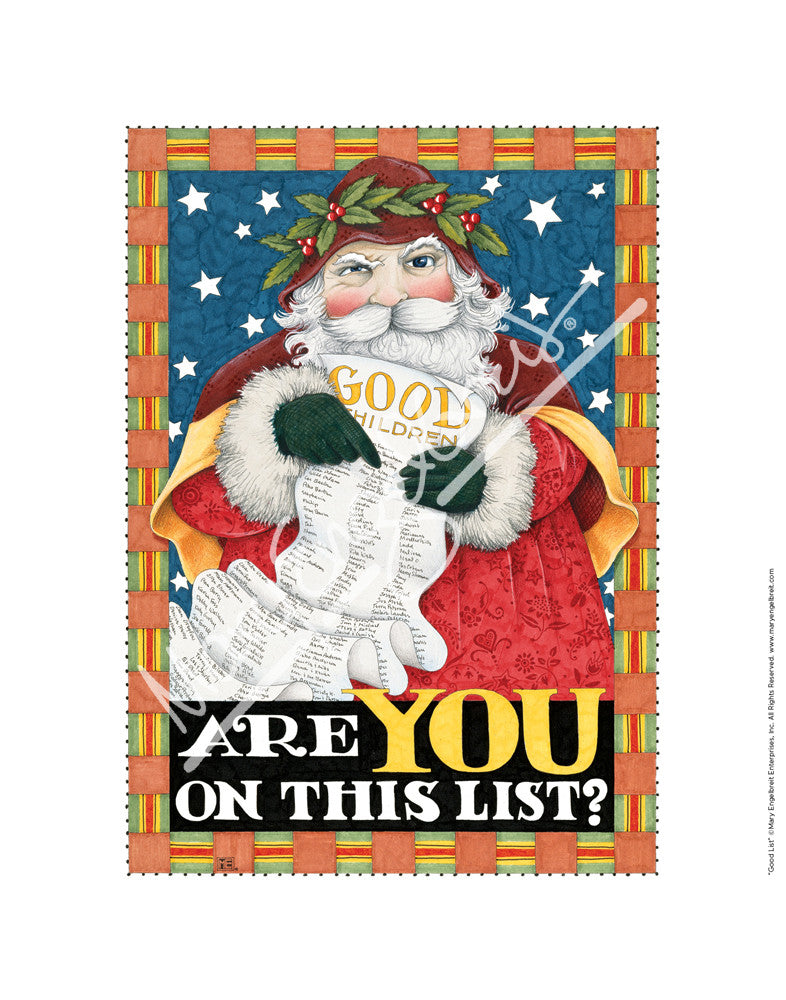 Good List Fine Art Print