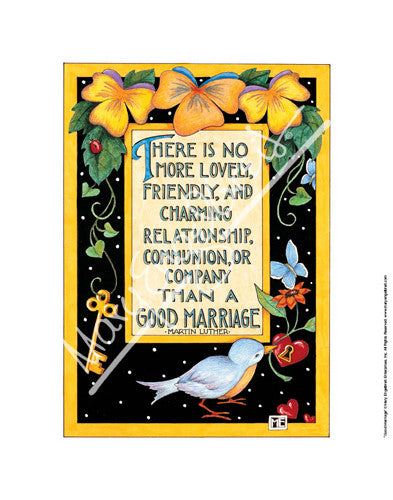 Good Marriage Fine Art Print