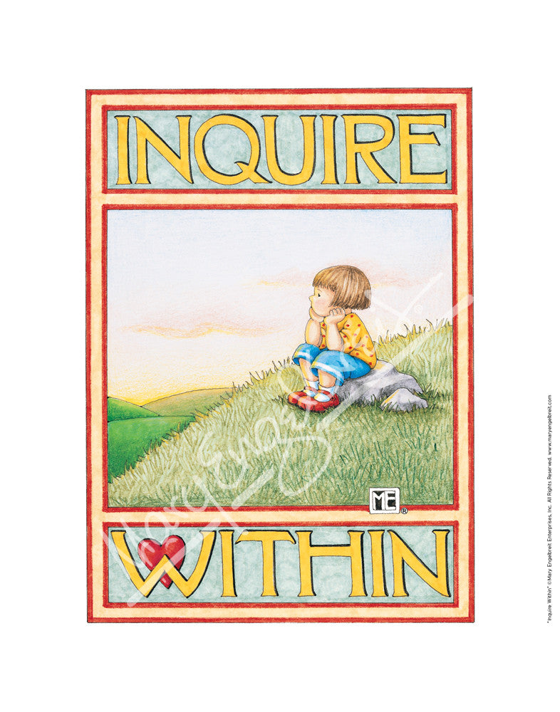 Inquire Within Fine Art Print