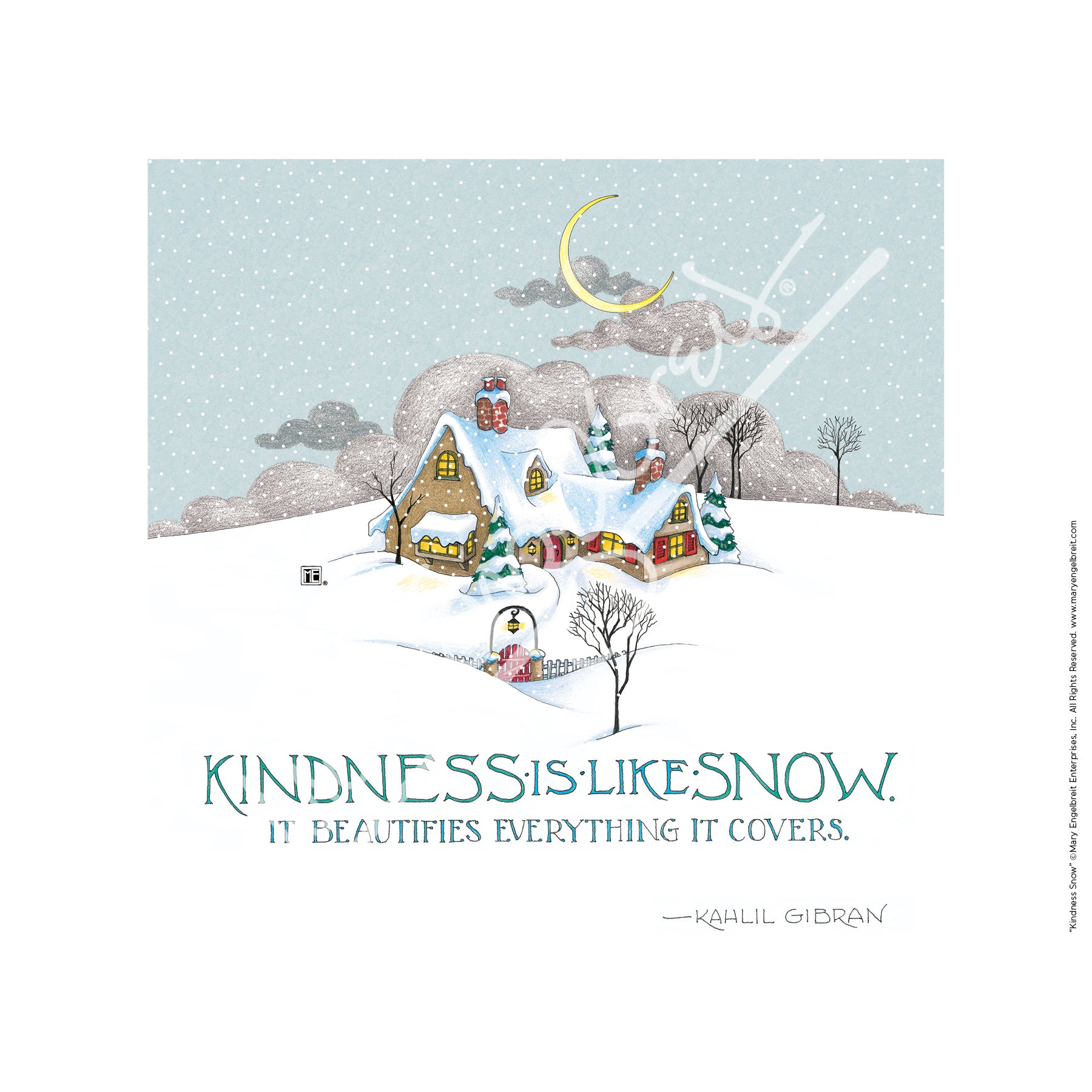 Kindness Snow Fine Art Print