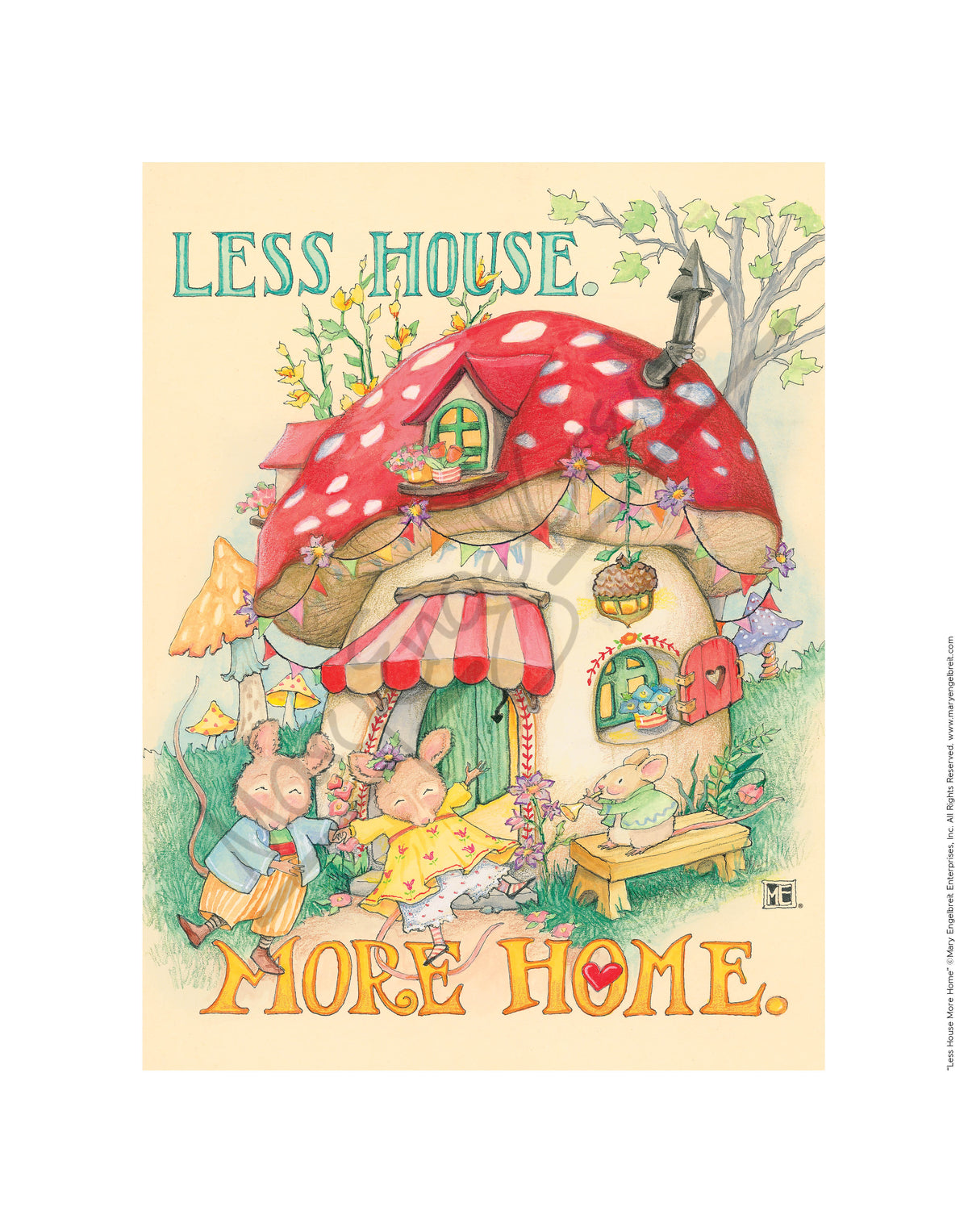 Less House More Home Fine Print