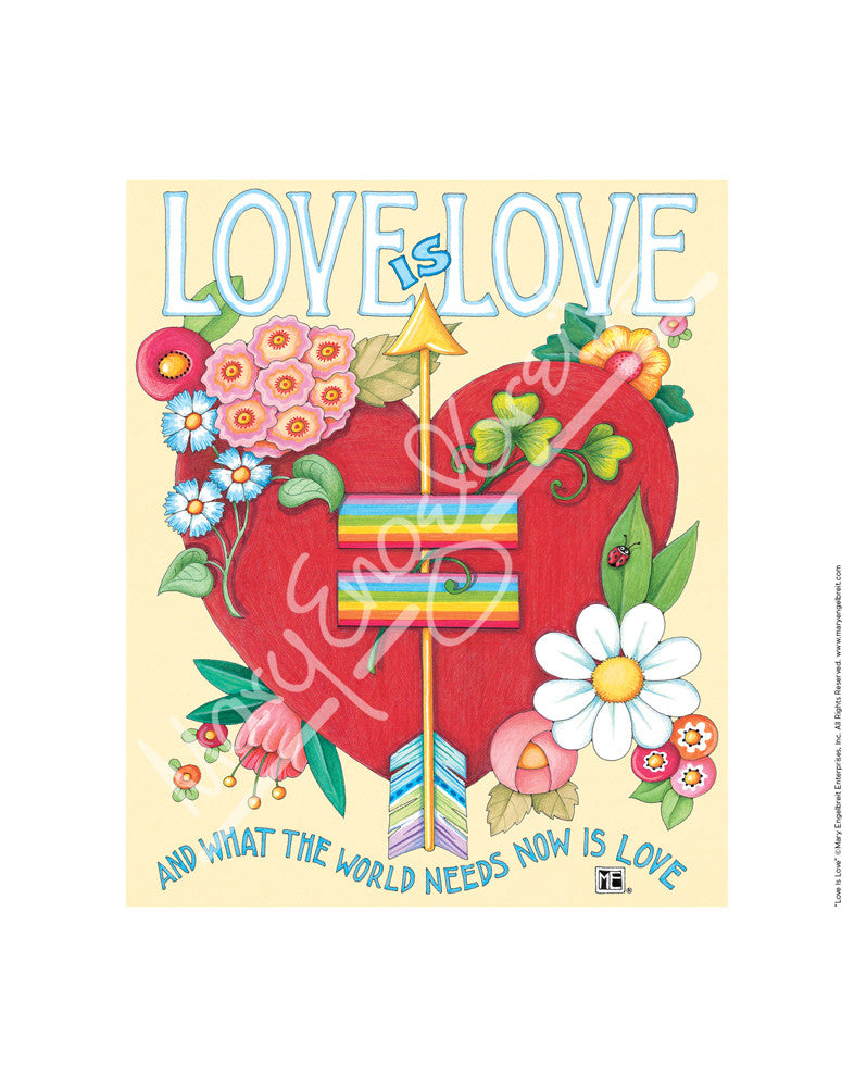 Love World Heart Fine Art Print