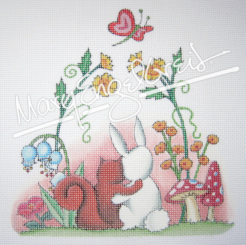 Needlepoint Canvas: Love and Let Love