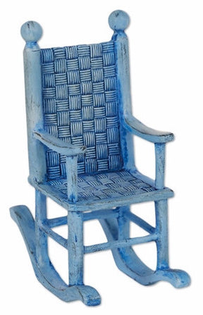 Mini Blue Rocking Chair