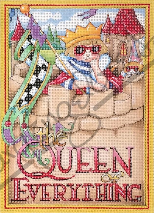 Needlepoint Canvas: Queen of Everything