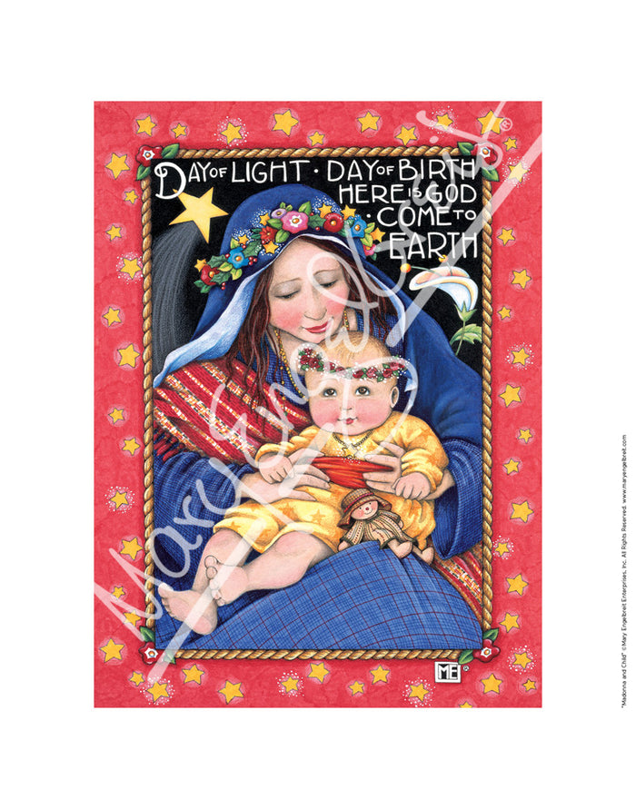Madonna &amp; Child Fine Art Print | Mary Engelbreit Store
