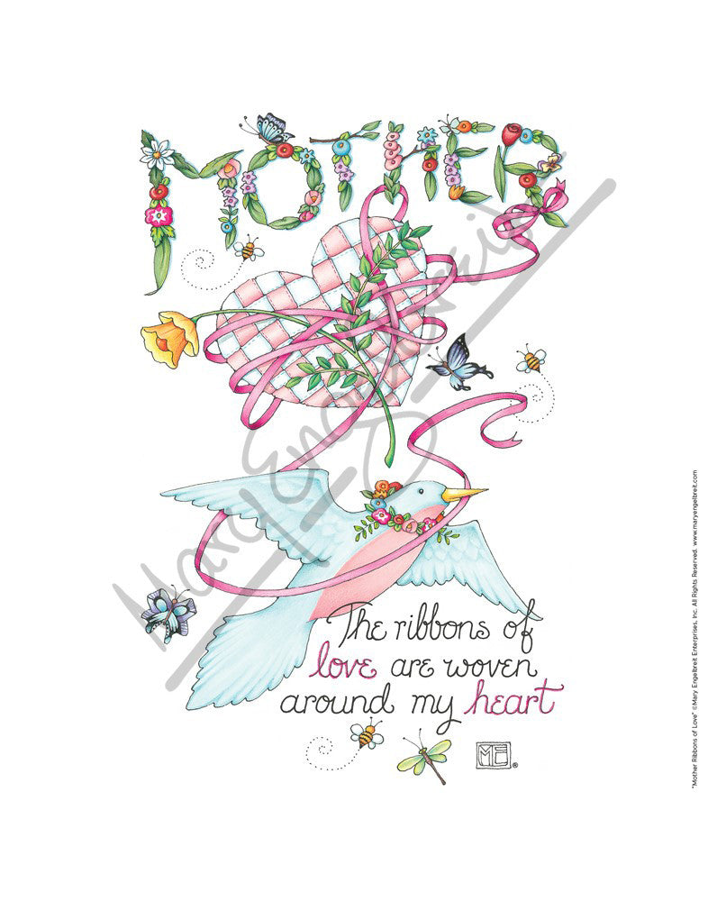 Mother Ribbons Fine Art Print