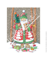 O Christmas Tree Santa Fine Art Print