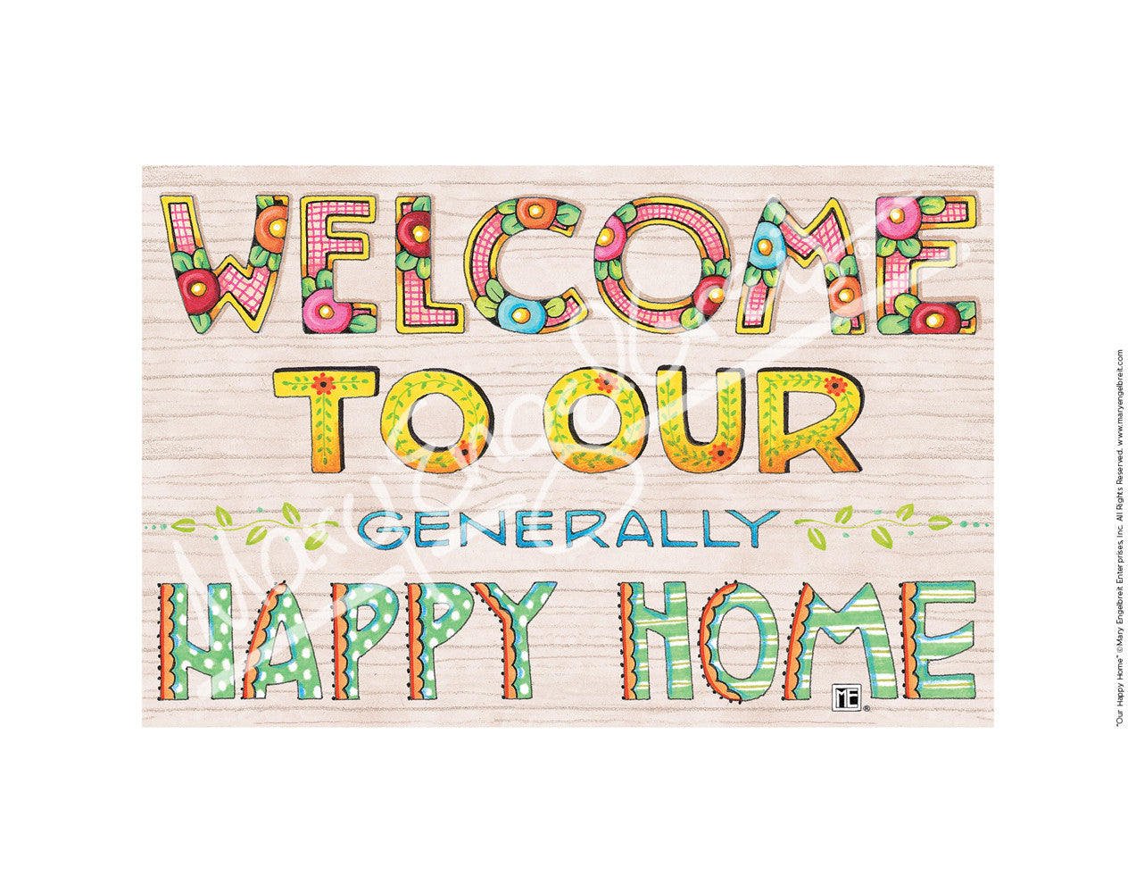 Our Happy Home Fine Art Print