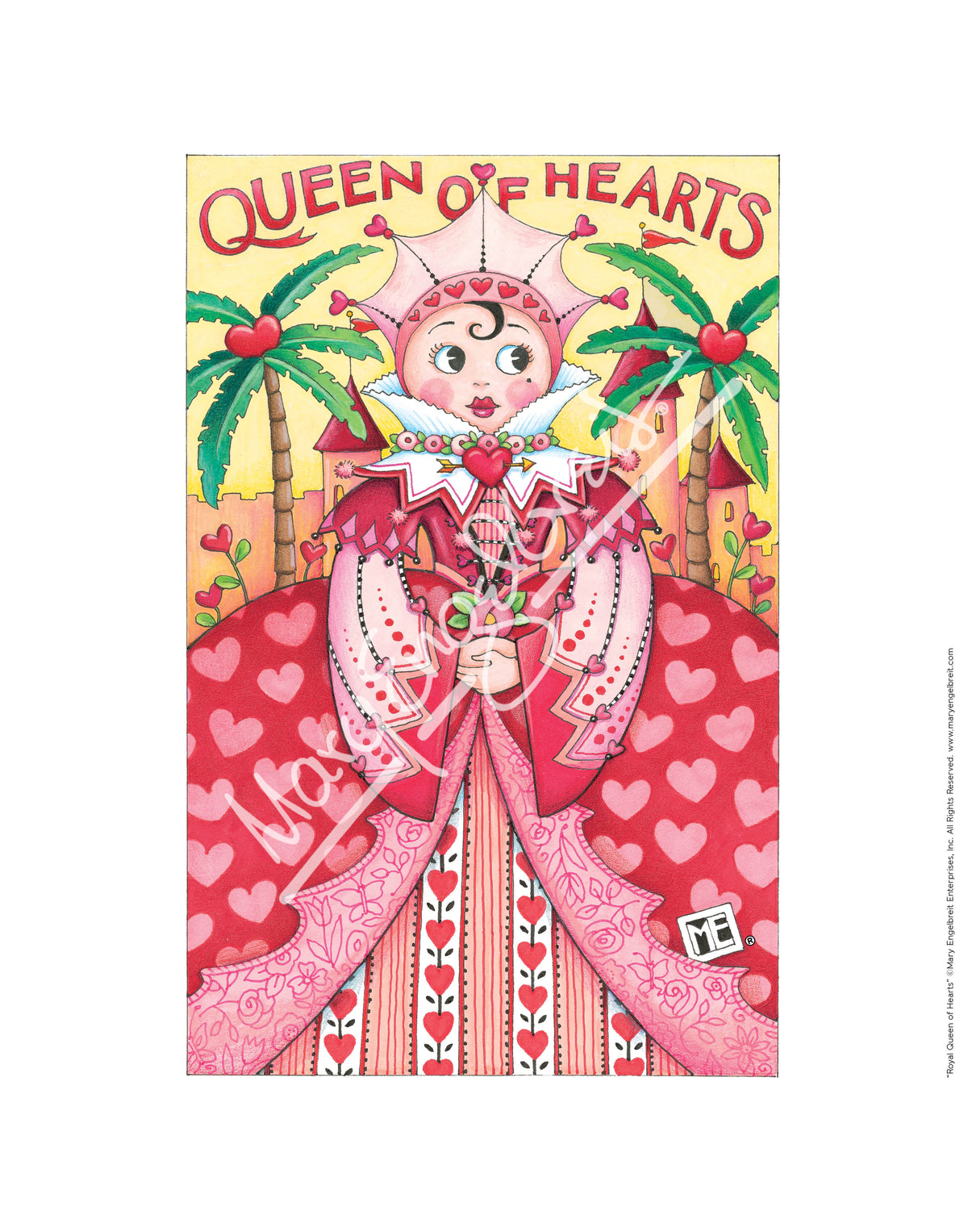 Royal Queen of Hearts Fine Art Print